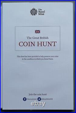 Round Pound COMPLETE Set UK £1 coins Royal Mint album + BUNC Last Round Pound