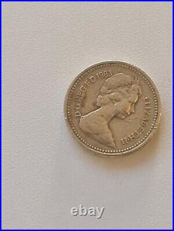 Royal Arms 1983 1 Pound Coin