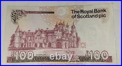 Royal Bank Of Scotland One Hundred Pound Note £100 A/2 144058