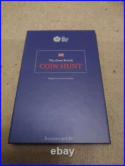 Royal Mint £1 COIN HUNT Album Complete All coins BU