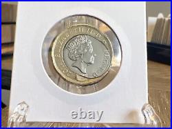 Royal Mint £1 Coin 2018 Fried Egg Error Coin With Significant Spread To Rim