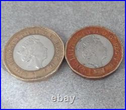 Royal Mint 2016 £1 Colour Error Coin On Edge