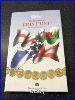 Royal Mint Great British Coin Hunt £1 One Pound Album Full Set COLLECTORS