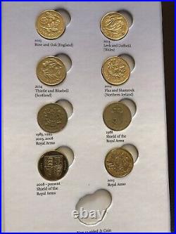 Royal Mint Great British Coin Hunt £1 Pound Coin Album And Coins