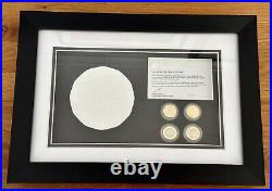 Royal Mint Old & New £1 Coin Numbered Launch Edition Framed with Plaster Model