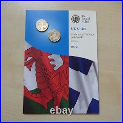Royal Mint Uncirculated £1 Coin 1984-2012 Choose Presentation Mint Pack 1 Pound