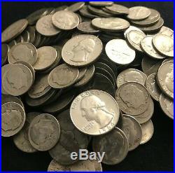 SILVER! (1) One Troy Pound LB U. S. Coins Pre-1965 QUARTERS DIMES NICKELS NO JUNK
