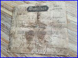 Scotland Dumfries 1 Guinea 1805 one Pound / shilling banknote