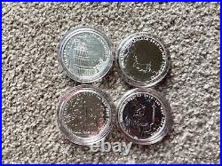 Set of 4 London Landmarks 1 Ounce £2 Silver Coins