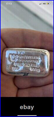 Silver Bullion Bars (100g)