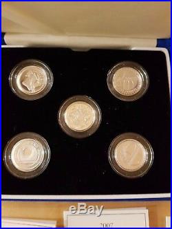 Silver Proof £1 One Pound Set Collection
