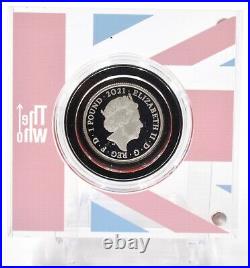 Silver Proof Coin The Who 2021 £1 1/2 oz Fine Silver Royal Mint BOX + COA