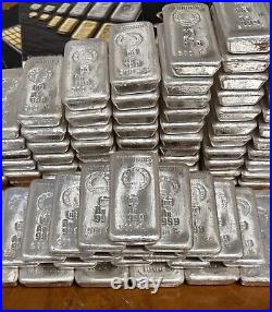 Silver bars 500 g, 1/2 kg, 1 lb LBMA certified manufacturer Remondis