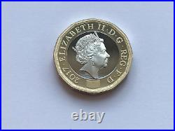 Simply Coins 2017 PROOF ONE 1 POUND COIN RARE LEFTIE LEFTY COIN