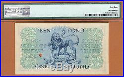 South Africa One Pound 1948 SPECIMEN Pick-93s CH UNC PMG 64