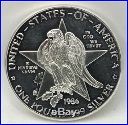 Texas Alamo 1986 Independence Centennial. 999 Silver Medal One Pound Round BA313