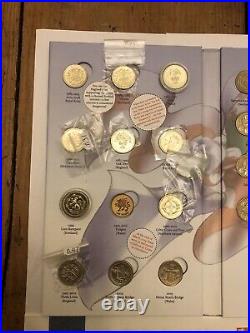 The Great British Coin Hunt £1 Album Complete With Last Round Pound Bu Most New