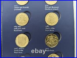 The Great British Coin Hunt UK £1 Coins-Album + Coins-Full Collection, Complete