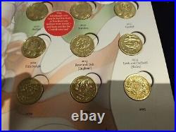 The Great British Coin Hunt Uk £1 Coin Collector Album Coins And Completor