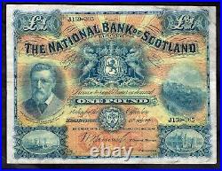 The National Bank Of Scotland. 1 pound, 15-5-1916, J159-305. (PMS NA29). GF+