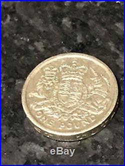 The Royal Arms Unicorn And Crowned Lion £1 One Pound Coin Rare