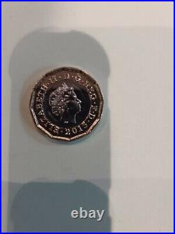 Trial Piece £1 Coin Brand New 2015 Rare Uncirculated x FIVE