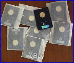 Twenty 20 X Round £1 One Pound Coins + Extended Albums Circulated & Uncirculated