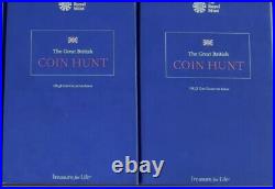 Two X2 Royal Mint £1 Album, Complete With 50 Circulated & X2 Sealed 2016 Coins