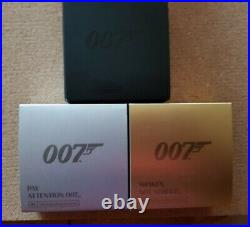 UK 2020'007'James Bond' 1/2oz Sliver Proof Set in Royal Mint case