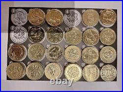 UK Round £1 Coins