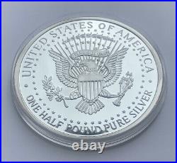 USA One Half Pound Of 999 Silver With Capsule