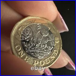 Ultra rare 1 pound coin 2017 Circulated In Good Condition £1 Pound Coin 2017