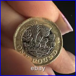 Ultra rare 1 pound coin 2017 Circulated In Good Condition £1 Pound Coin 2017