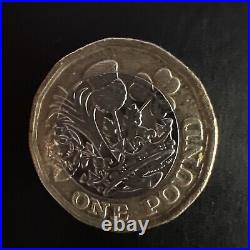 Ultra rare 1 pound coin 2017 Circulated In Good Condition £1 Pound Coin 2017