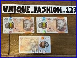 Uncirculated Full Set £5 £10 £20 £50 Pound Notes King Charles III Polymer AA