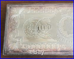 United States US $5 Five Silver Dollars Certificate One Troy Pound Series 1886