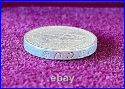 VERY RARE £1 One Pound Coin Old Style Uncirculated 1983 Royal Arms Error Print