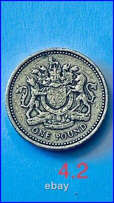 Very RARE Coin One Pound Coin Old Style (£1) 1983 Royal Arms