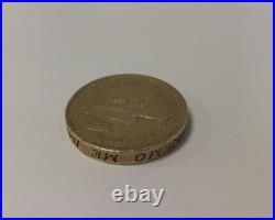 Very Rare 1984 Queen Elizabeth II £ 1 One Pound Coin Error Upside Down Print