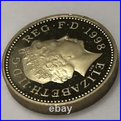 Very Rare 1998 £1 Pound Coin Royal Mint 2D Queens Head