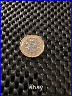 Very Rare 2017 £1 Pound Coin Royal Mint Error Misprinted Circle Queens Head