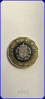 Very Rare Genuine 2016 Trial £1 Royal mint 1Pound NOT A FILLER COIN