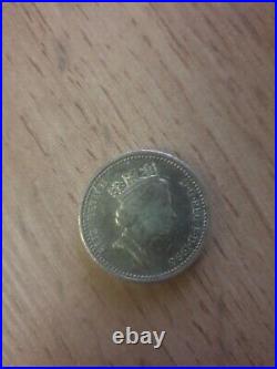 Very rare old 1 pound coin