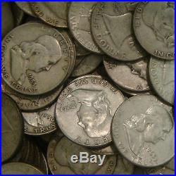 Vintage Bullion One Half Troy Pound 90% Silver US Coins Mixed Half Dollars