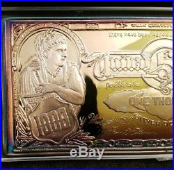 Washington Mint One Pound 999 Silver Certificate With Box 16 Troy Oz 1 Pound Toned