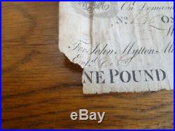 Welshpool Bank, 1813 One Pound £1 Note