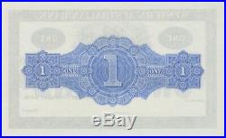 Western Australian Bank (Perth) 1899 One Pound Unissued Specimen Note MVR# 3c Un