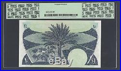 Yemen South Arabia One Pound ND1965 P3bs Specimen Perforated Uncirculated
