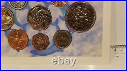 (lot 712) Gibraltar 1994 Year Set with Royal Visit Two Pounds & One Pound coins